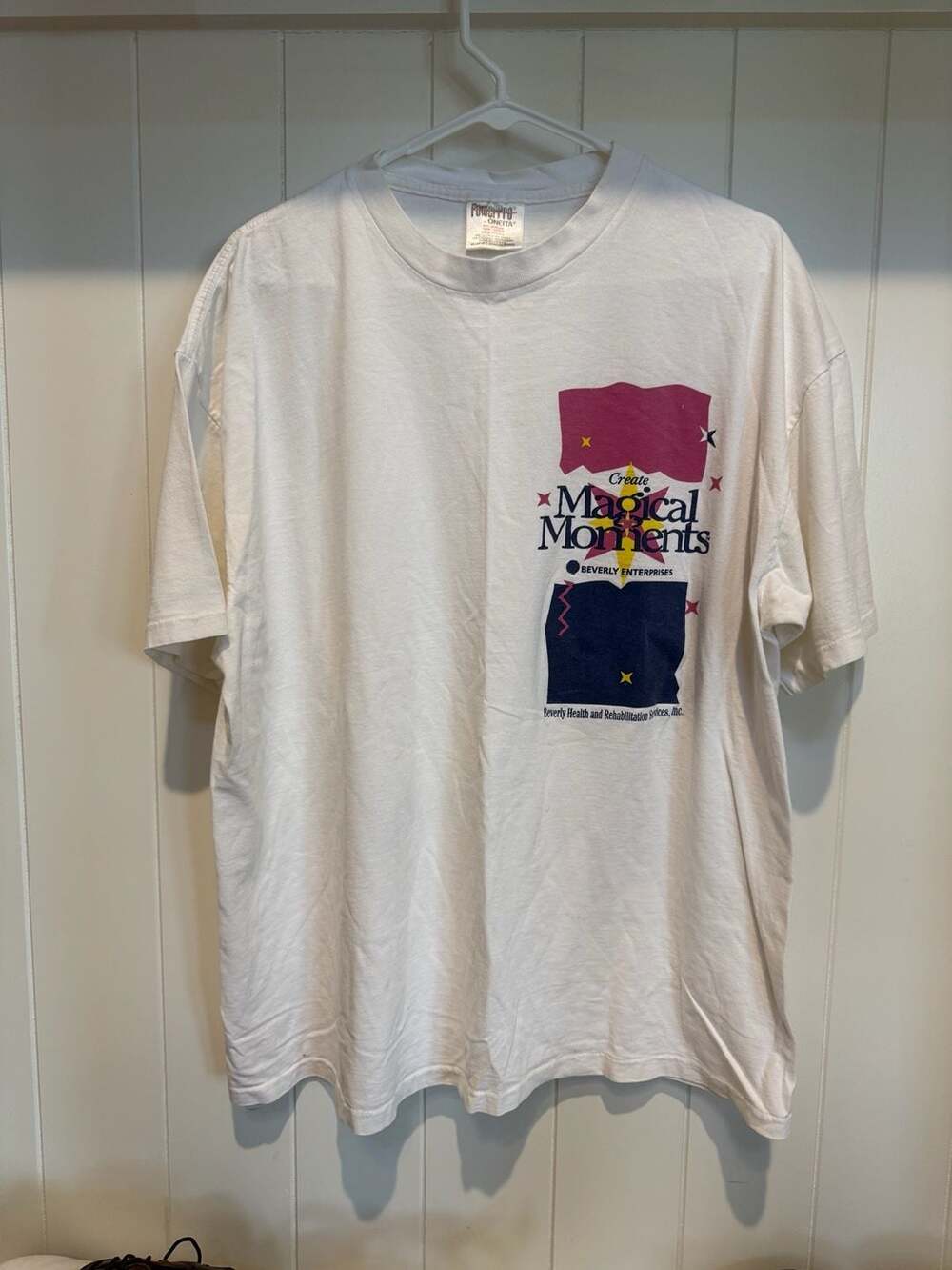 Vintage Oneita Power-T Beverly Enterprises Create Magical Moments T-Shirt XXL